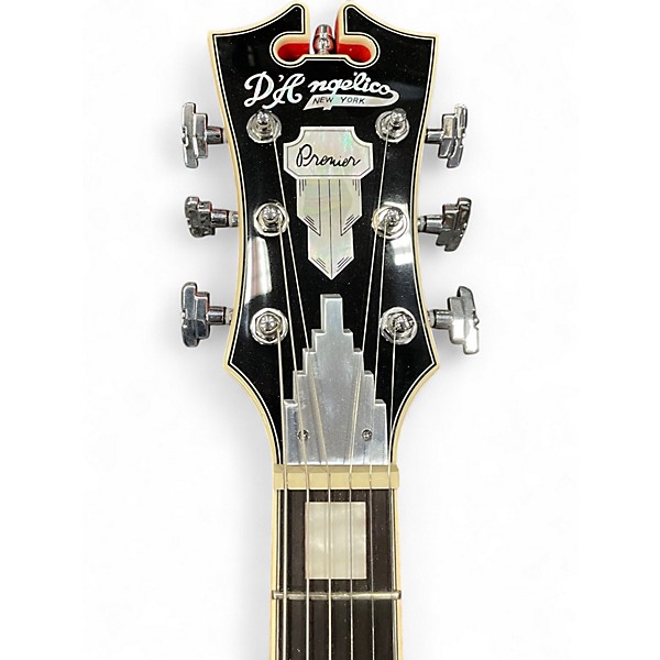 Used D'Angelico Premier Series DC Fiesta Red Hollow Body Electric Guitar