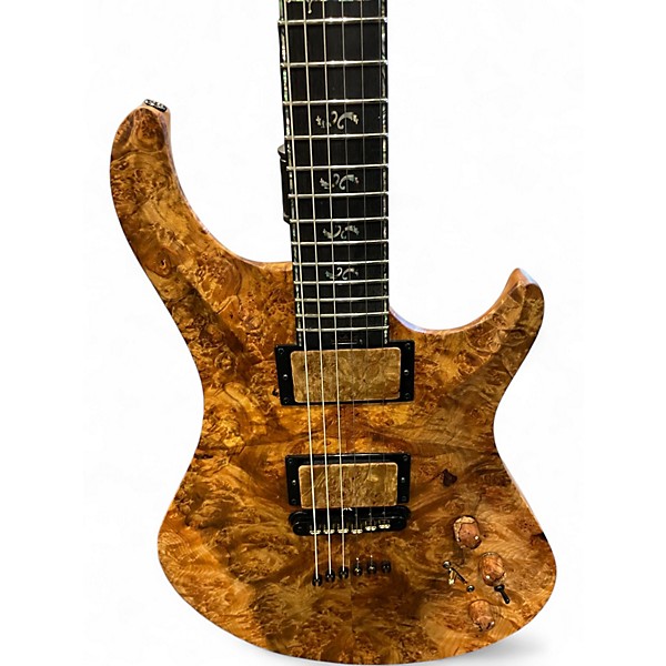 Used Warrior 10th Anniversary DM Natural Solid Body Electric Guitar