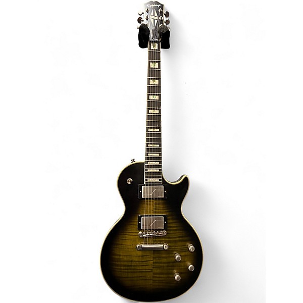 Used Epiphone Les Paul Prophecy Custom EX Olive Tiger Aged Gloss Solid Body Electric Guitar