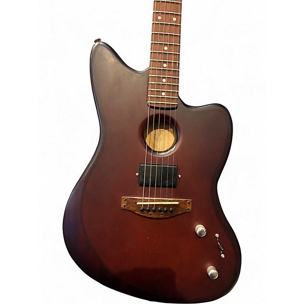 Used Iyv IJGAP-300 Acoustasonic Natural Acoustic Electric Guitar