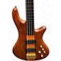 Used Schecter Guitar Research Stiletto Studio 4 String Fretless Satin Honey Electric Bass Guitar