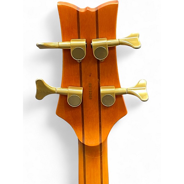 Used Schecter Guitar Research Stiletto Studio 4 String Fretless Satin Honey Electric Bass Guitar