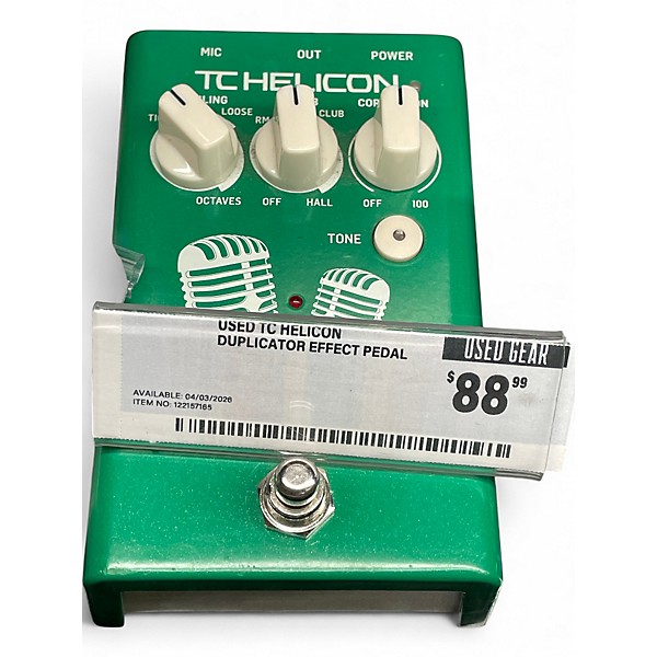 Used TC Helicon DUPLICATOR Effect Pedal