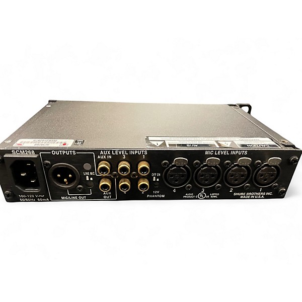 Used Shure SCM268 Unpowered Mixer