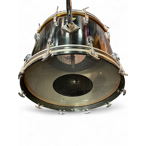 Used Ludwig 6 Piece Quadra-Plus Black Drum Kit