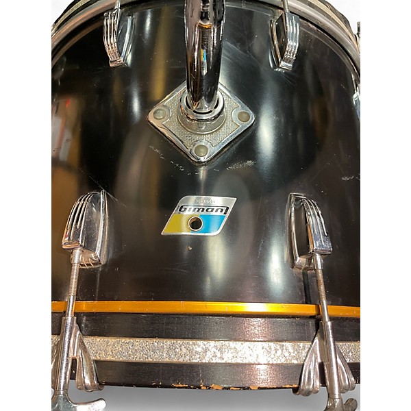 Used Ludwig 6 Piece Quadra-Plus Black Drum Kit