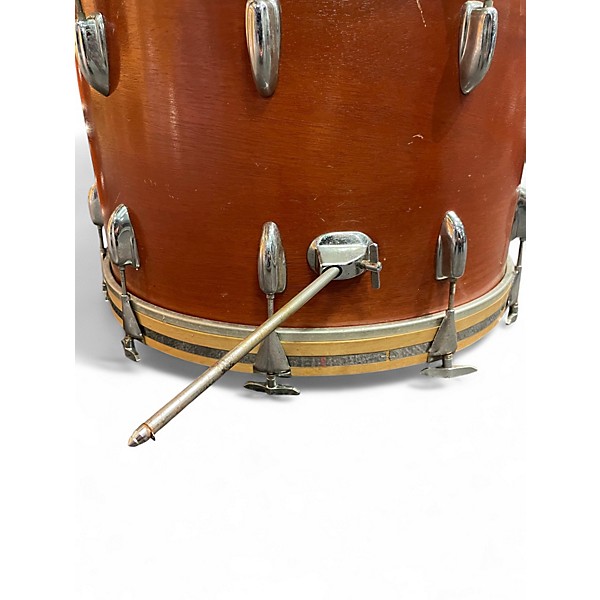 Used Slingerland 4 Piece Drum Set Mahogany Drum Kit