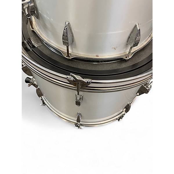 Used TAMA 3 Piece Swingstar Red Badge Metallic White Drum Kit