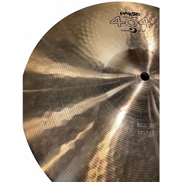 Used Paiste 14in 404 Brown Label Heavy HiHat Cymbal