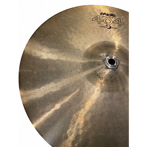 Used Paiste 14in 404 Brown Label Heavy HiHat Cymbal