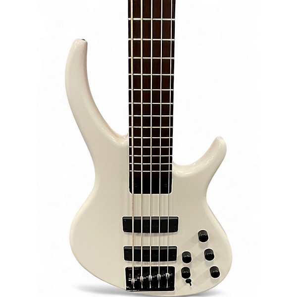 Used Tobias KILLER B V5 Pearl White Electric Bass Guitar
