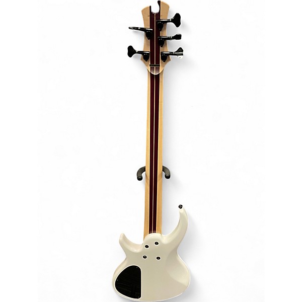 Used Tobias KILLER B V5 Pearl White Electric Bass Guitar