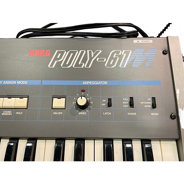 Used KORG Poly61-M Synthesizer