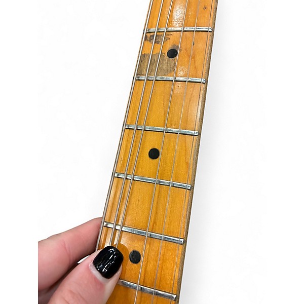 Vintage 1987 Fender Stratocaster Deluxe 3 Color Sunburst Solid Body Electric Guitar