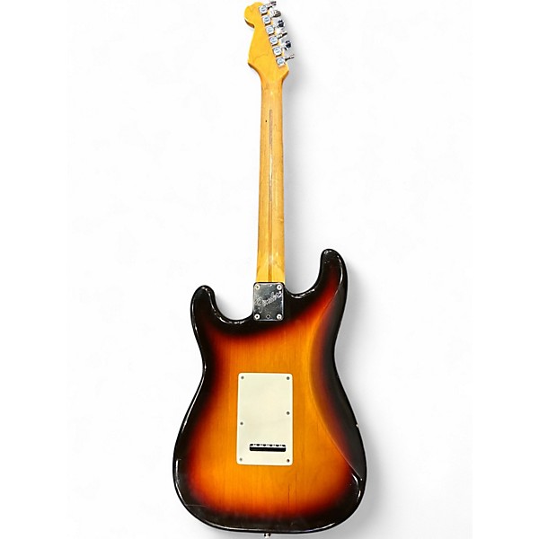 Vintage 1987 Fender Stratocaster Deluxe 3 Color Sunburst Solid Body Electric Guitar