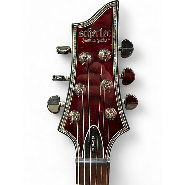 Used Schecter Guitar Research Hellraiser C1 Black Cherry Solid Body Electric Guitar