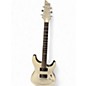 Used 2021 Schecter Guitar Research C1 Platinum Antique White Solid Body Electric Guitar thumbnail