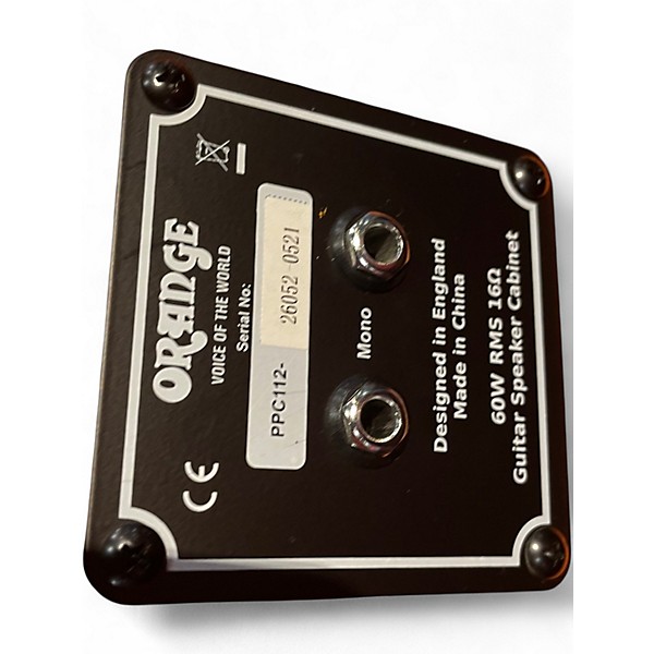 Used Orange Amplifiers PPC112C 1x12 Guitar Cabinet