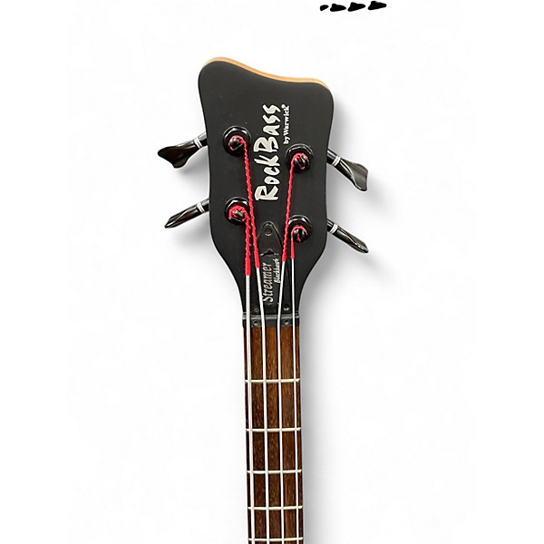 Used RockBass by Warwick STREAMER BLACKHAWK Black Electric Bass Guitar