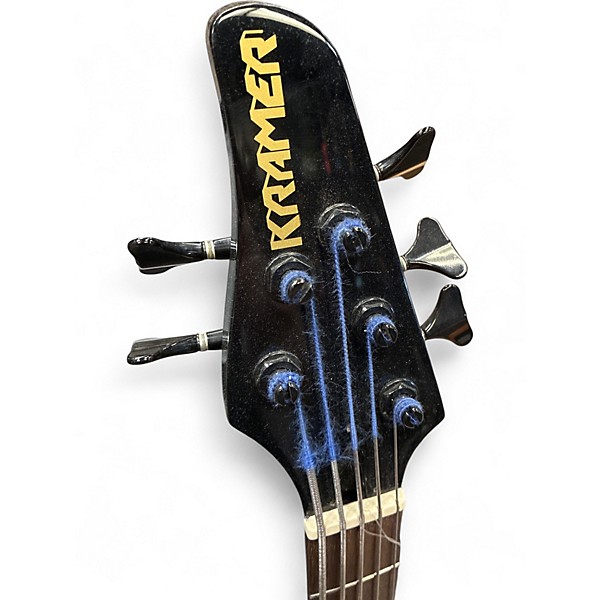Used Kramer Baretta 522s Black Electric Bass Guitar