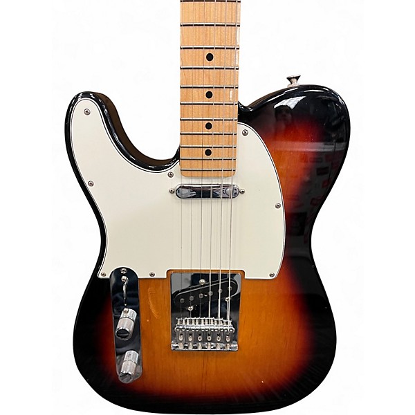 Used Fender Standard Telecaster 3 Color Sunburst Solid Body Electric Guitar