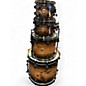 Used DW 4 Piece SSC Collector's Series Exotic Maple VLT Quick Candy Burst Mappa Burl Drum Kit thumbnail