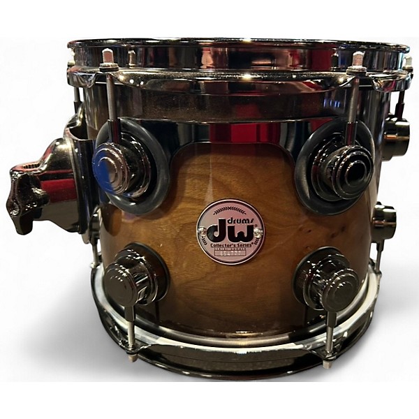 Used DW 4 Piece SSC Collector's Series Exotic Maple VLT Quick Candy Burst Mappa Burl Drum Kit