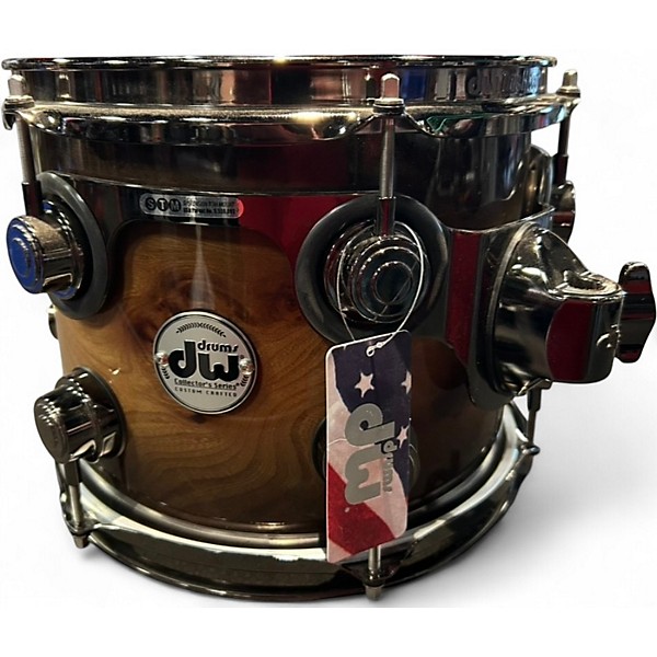Used DW 4 Piece SSC Collector's Series Exotic Maple VLT Quick Candy Burst Mappa Burl Drum Kit
