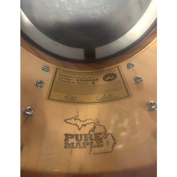 Used DW 4 Piece SSC Collector's Series Exotic Maple VLT Quick Candy Burst Mappa Burl Drum Kit