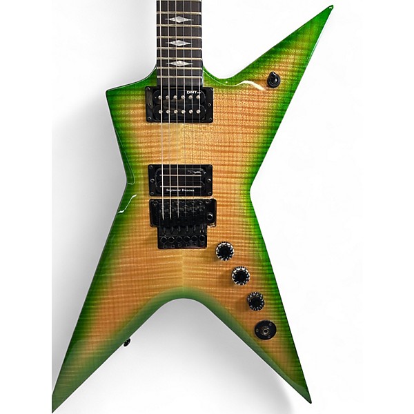 Used Dean Stealth Floyd FM DIME SLIME Solid Body Electric Guitar
