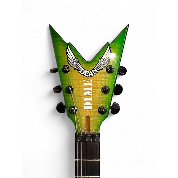 Used Dean Stealth Floyd FM DIME SLIME Solid Body Electric Guitar