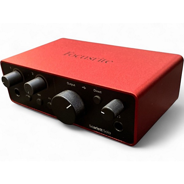 Used Focusrite SCARLETT SOLO GEN 4 Audio Interface
