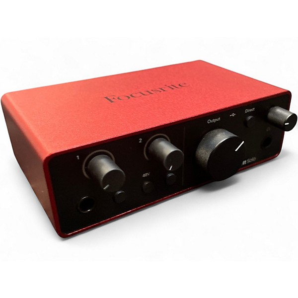Used Focusrite SCARLETT SOLO GEN 4 Audio Interface