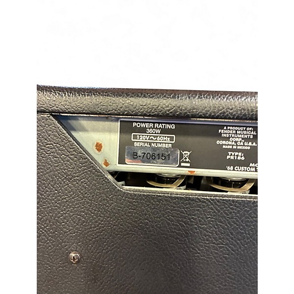 Used Fender 1968 Custom Twin Reverb 85W 2x12 Tube Guitar Combo Amp