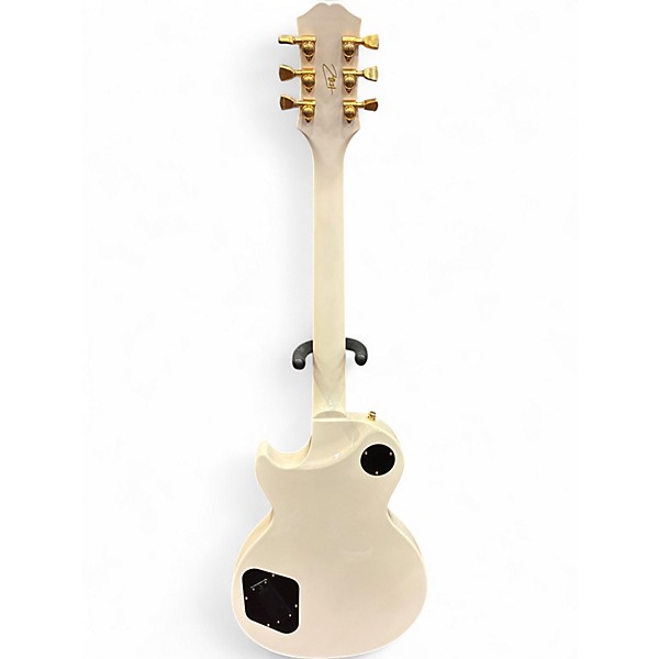 Used Epiphone MATT HEAFY LESPAUL CUSTOM White Solid Body Electric Guitar