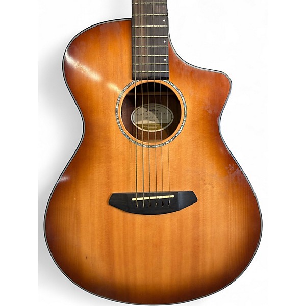 Used Breedlove Pursuit Concert 2 Color Sunburst Acoustic Electric Guitar