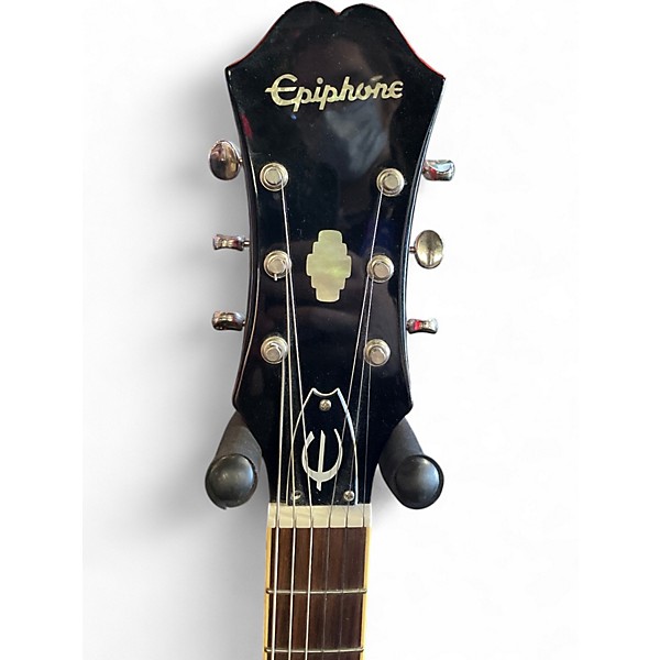 Used 2022 Epiphone Riviera Candy Apple Red Hollow Body Electric Guitar