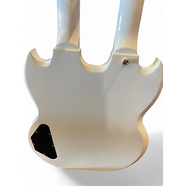 Used Epiphone SG DOUBLE NECK  WHITE Solid Body Electric Guitar