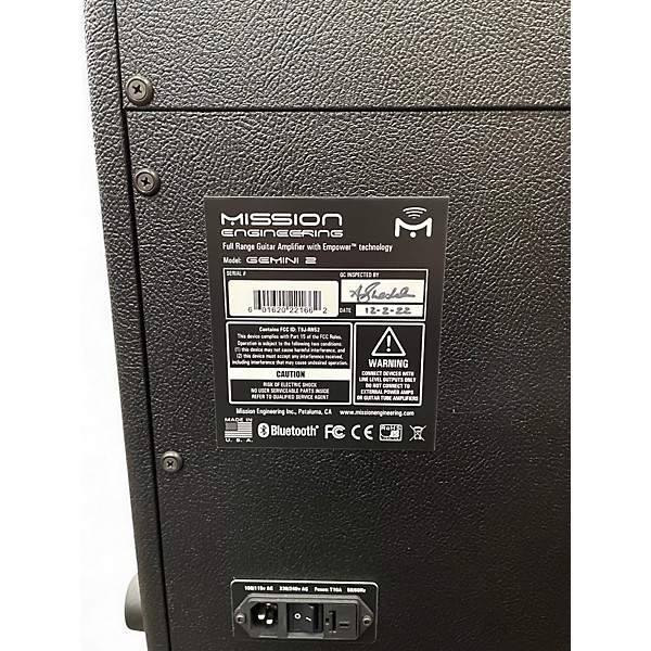Used Mission Engineering Gemini 2 Guitar Cabinet