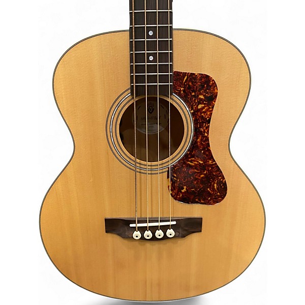 Used Guild Jumbo Junior Bass Natural Acoustic Bass Guitar