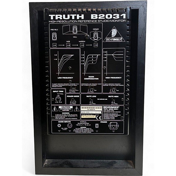 Used Behringer Truth B2031A PAIR Powered Monitor