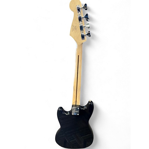 Used Squier Bronco Black Electric Bass Guitar