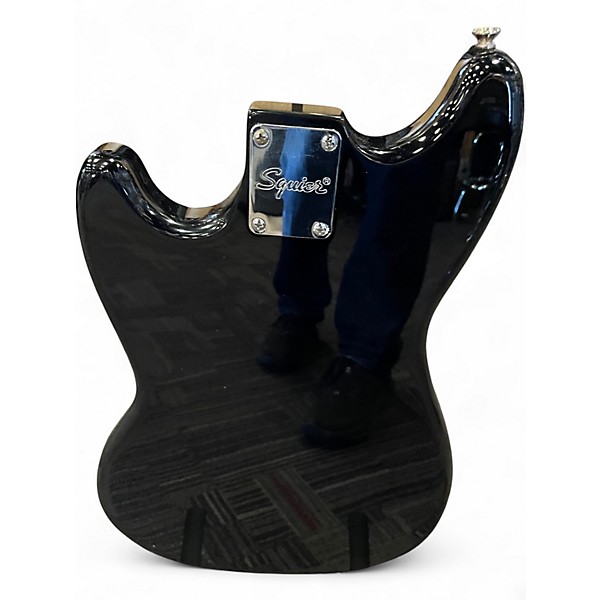 Used Squier Bronco Black Electric Bass Guitar