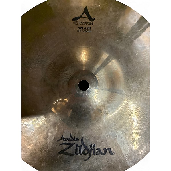 Used Zildjian 10in A Custom Splash Cymbal