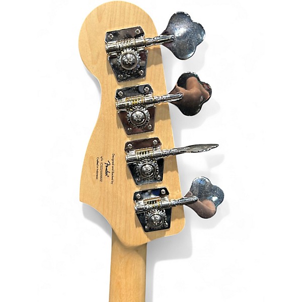 Used Squier Precision Bass Seafoam Green Electric Bass Guitar