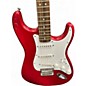 Used Squier Stratocaster  Sparkling Red Solid Body Electric Guitar