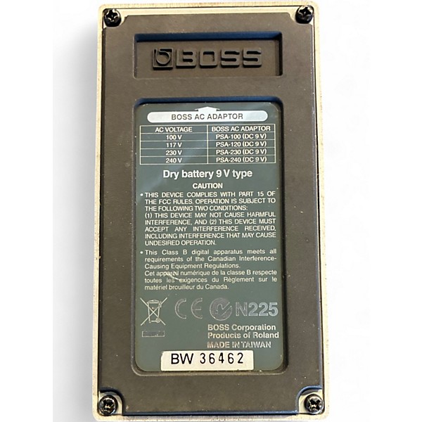 Used BOSS FDR1 Fender 65 Deluxe Reverb Effect Pedal