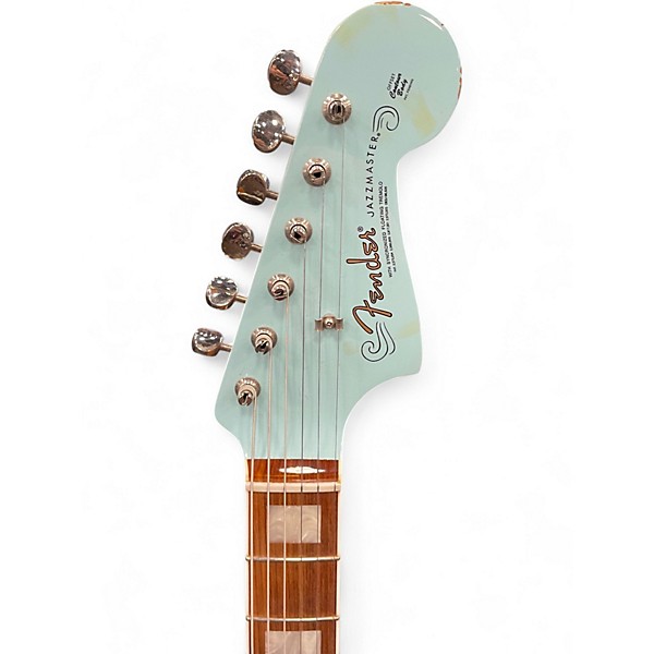 Used Fender JAZZMASTER 60TH ANNIVERSARY Daphne Blue Solid Body Electric Guitar