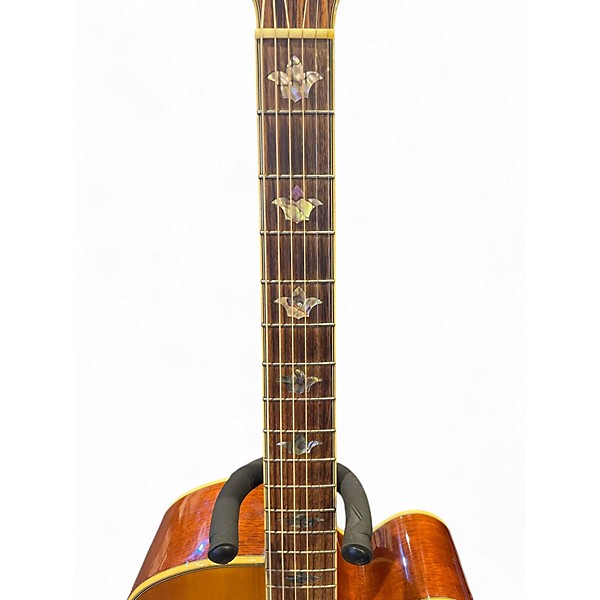 Vintage 1990s Washburn J-28 SCE Natural Acoustic Guitar