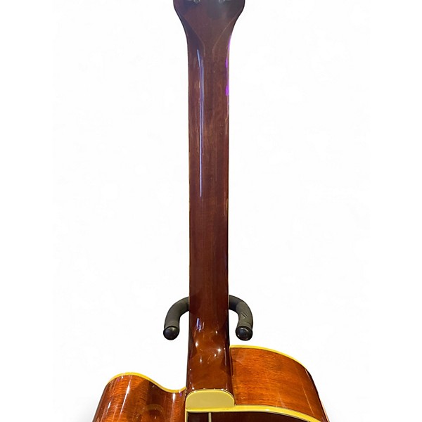 Vintage 1990s Washburn J-28 SCE Natural Acoustic Guitar